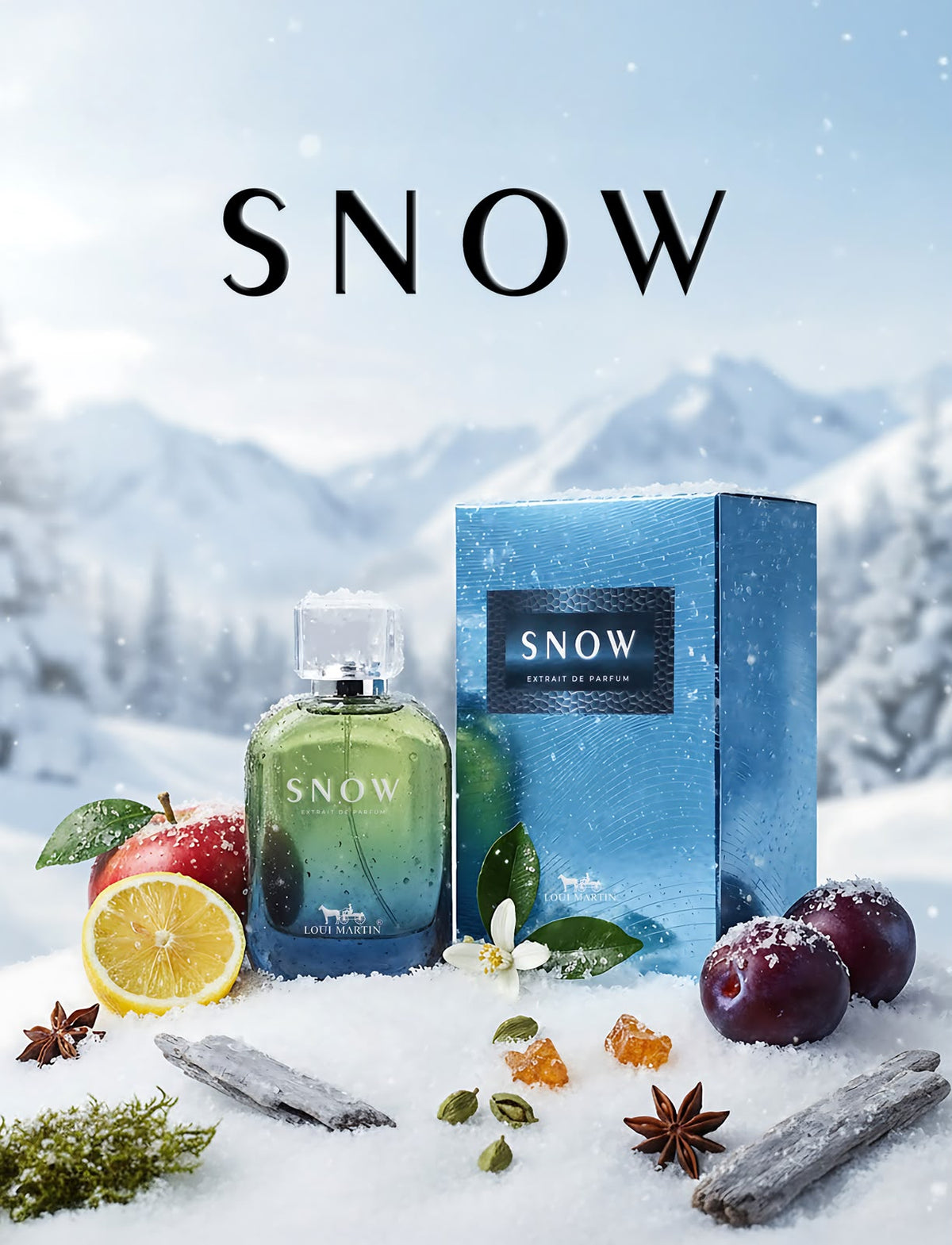 Snow extrait de parfum 100ml by Loui Martin