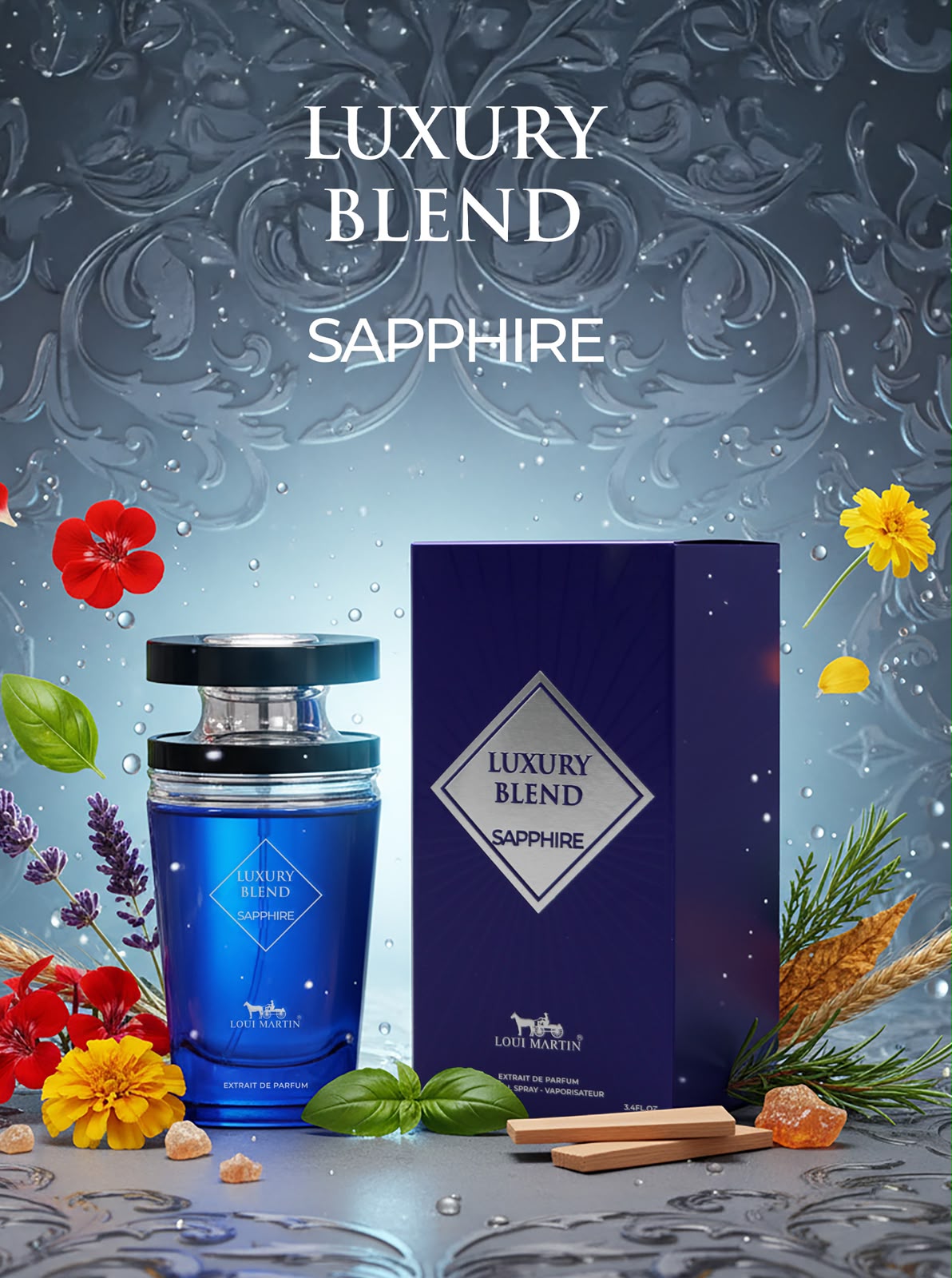 Luxury Blend Sapphire extrait de parfum 100ml by Loui Martin