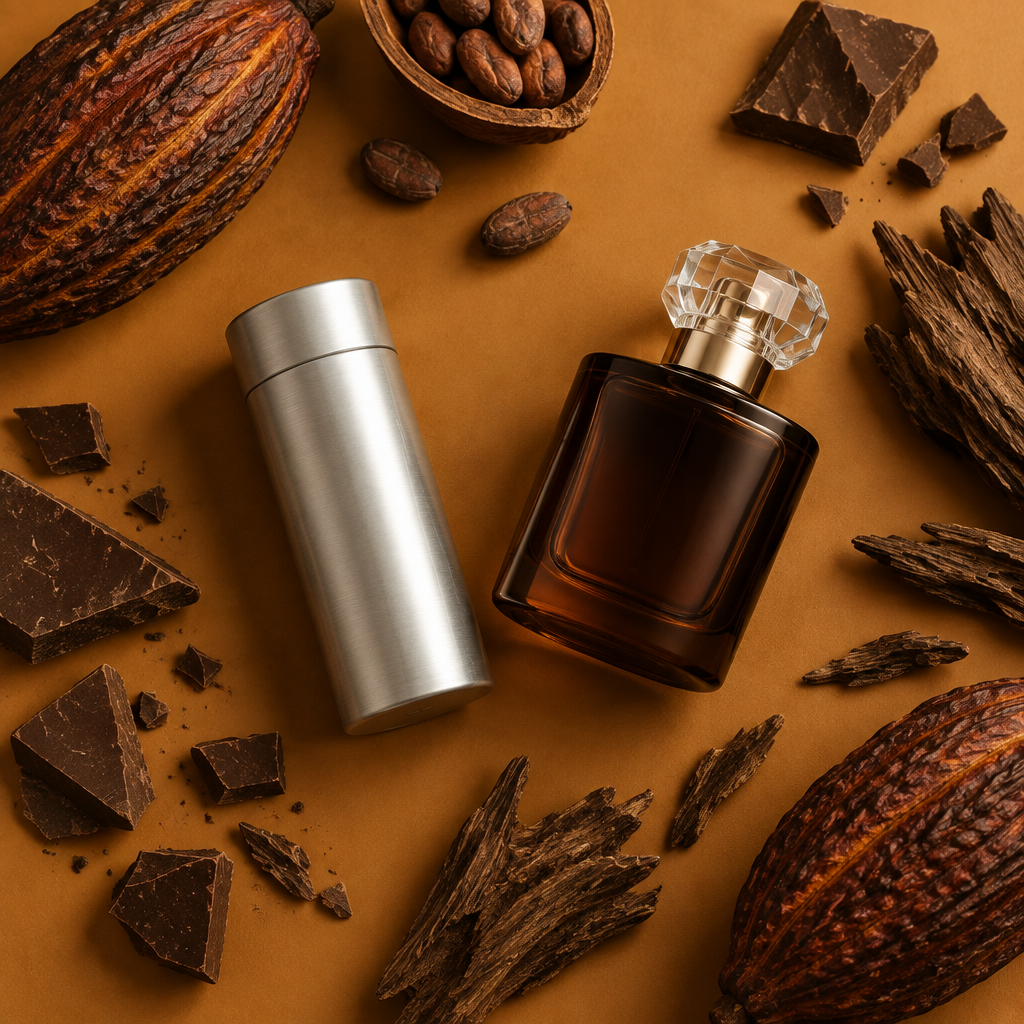 Oudgasm Chocolate Oud Inspired - flat lay
