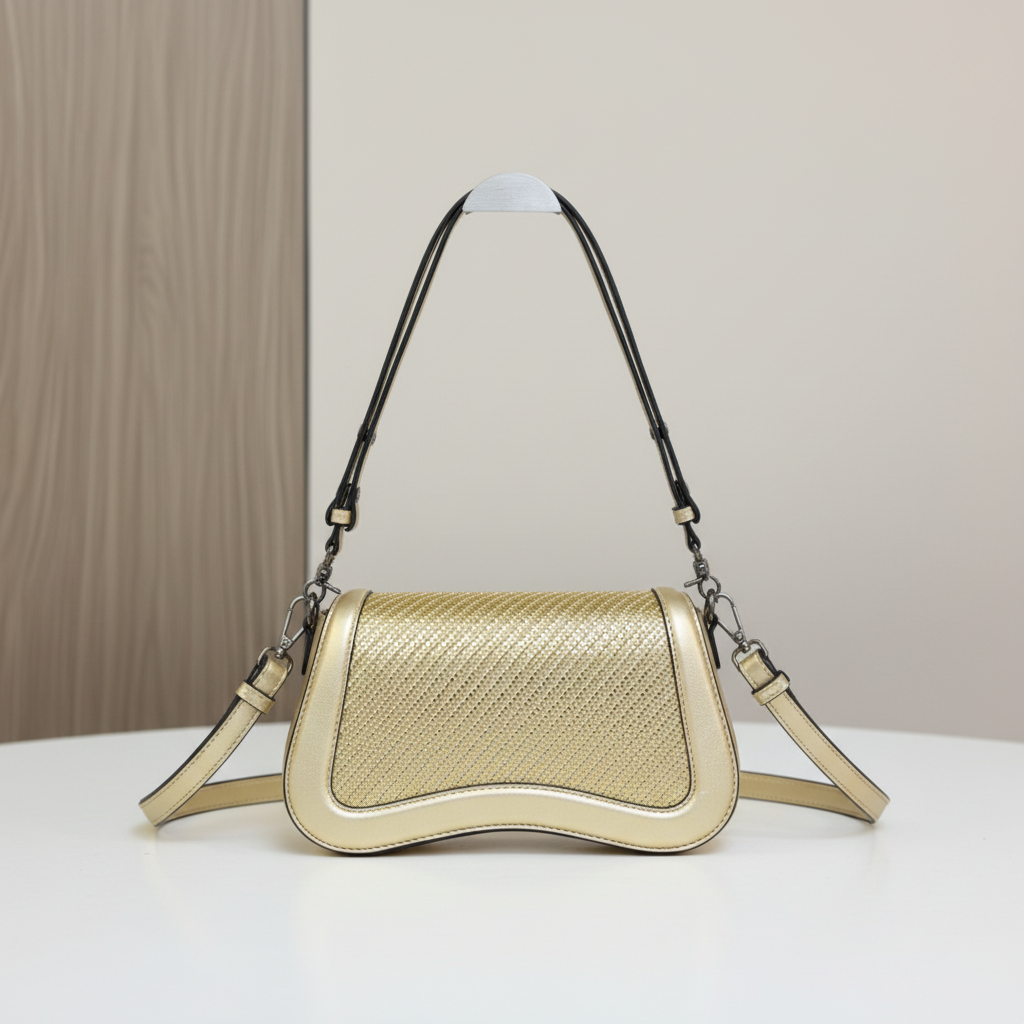 Chris Kalla D3115 shoulder bag in gold