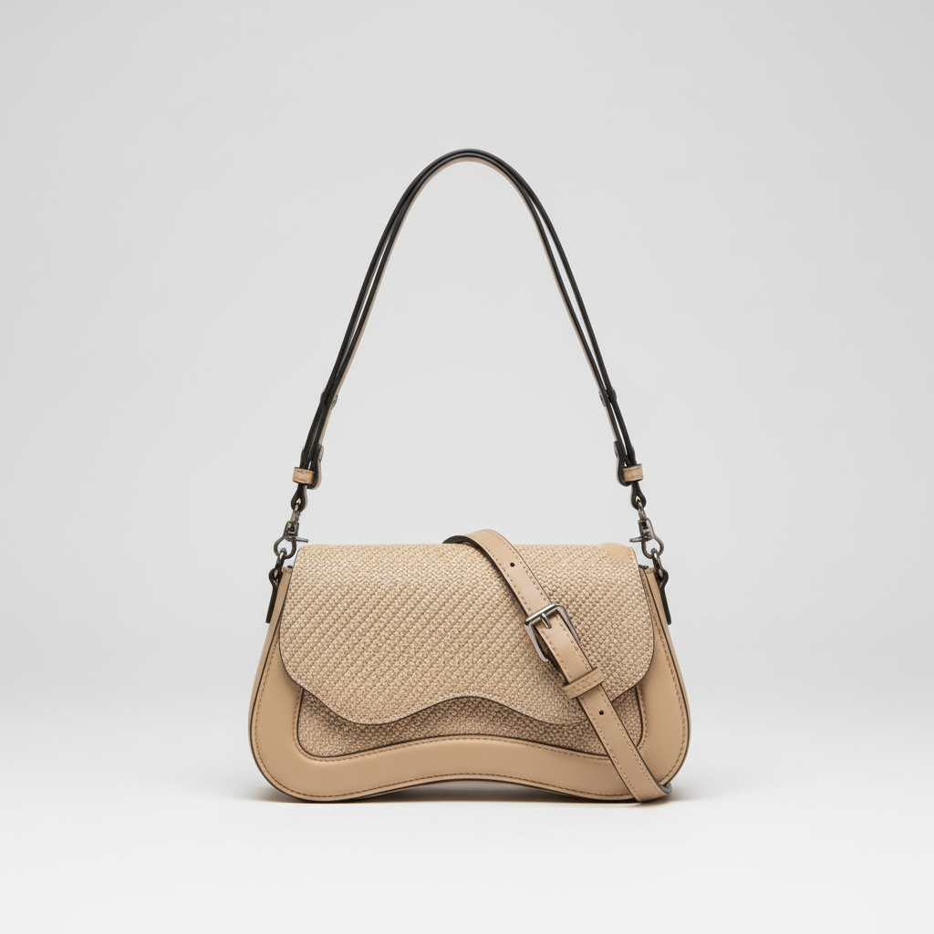 Chris Kalla D3115 shoulder bag in sand beige
